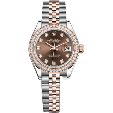 Rolex Lady-Datejust 28 Rolesor Rose Diamond / Jubilee / Chocolate Diamond 279381RBR-0011