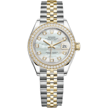 Rolex Lady-Datejust 28 Rolesor Yellow Diamond / Jubilee / MOP 279383RBR-0019