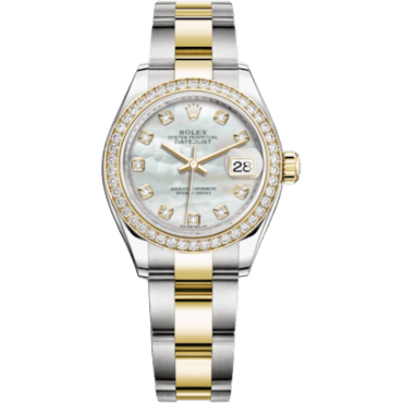 Rolex Lady-Datejust 28 Rolesor Yellow Diamond / Oyster / MOP 279383RBR-0020