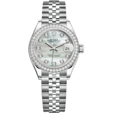 Rolex Lady-Datejust 28 Stainless Steel / Diamond / MOP / Jubilee 279384RBR-0011