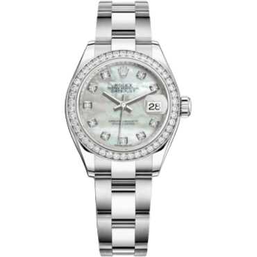 Rolex Lady-Datejust 28 Stainless Steel / Diamond / MOP / Oyster 279384RBR-0012