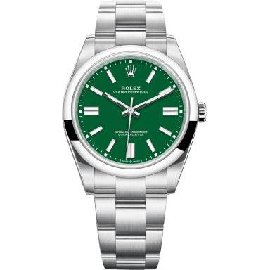 Oyster Perpetual 41 Stainless Steel / Green