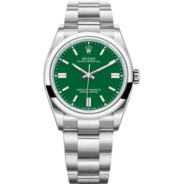 Oyster Perpetual 36 Stainless Steel / Green