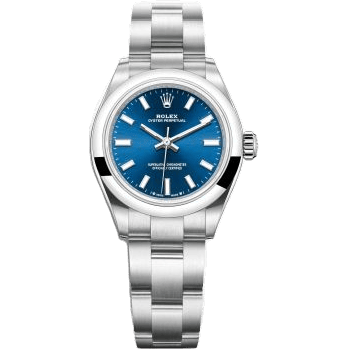 Oyster Perpetual 28 Stainless Steel / Blue