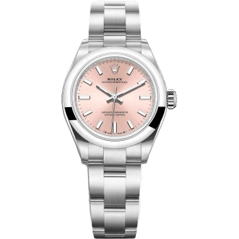 Oyster Perpetual 28 Stainless Steel / Pink