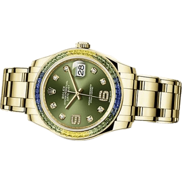 Datejust Pearlmaster 39 Fancy Green