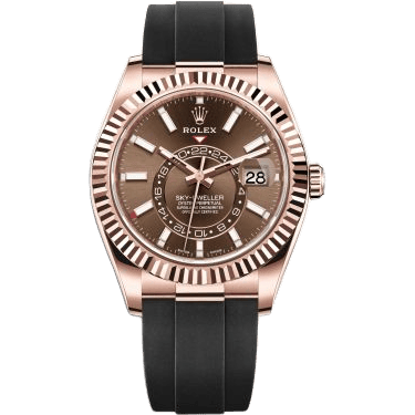 Sky-Dweller Everose / Chocolate / Oysterflex