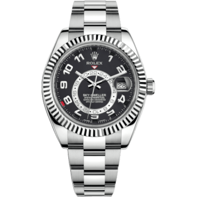 Sky-Dweller White Gold / Black