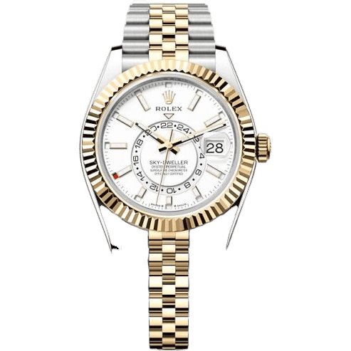 Sky-Dweller Stainless Steel - Yellow Gold / White / Jubilee