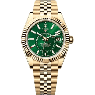 Sky-Dweller Yellow Gold / Green / Jubilee