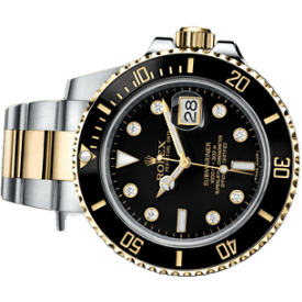 Submariner Date Rolesor / Black-Diamond