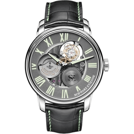 Schwarz Etienne La Chaux-de-Fonds Flying Tourbillon Stainless Steel / Grey WCF09TSE06SS01AA