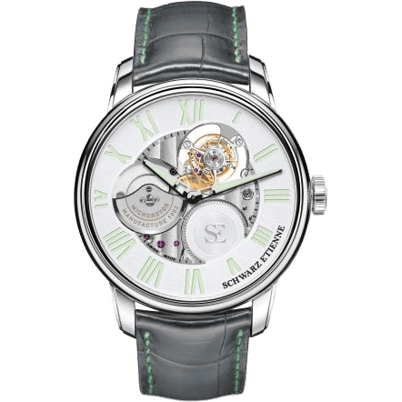 Schwarz Etienne La Chaux-de-Fonds Flying Tourbillon Stainless Steel / Silver WCF09TSE16SS04AA