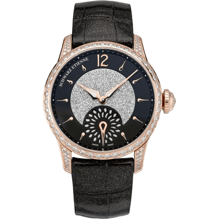 Schwarz Etienne Fiji Floral Seconds Serti Joaillerie WFI04MA01RBW01-A