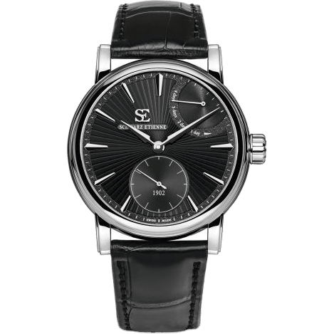 Roma Power Reserve Stainless Steel / Black