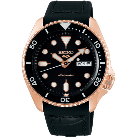 5 Sports Specialist Style Rose Gold / Black / Rubber