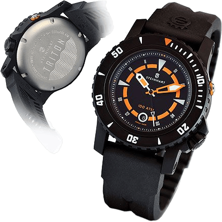 Triton 100ATM Stainless Black