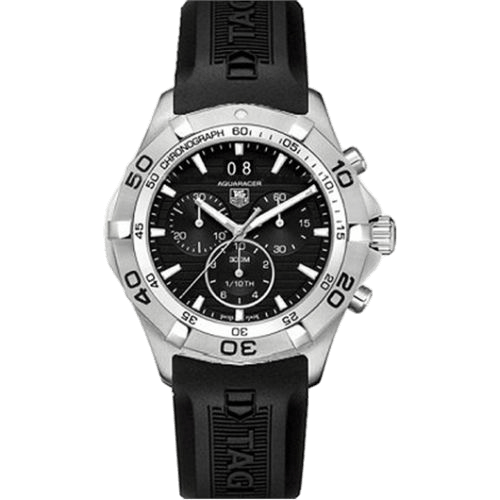 TAG Heuer Aquaracer 300M Quartz Chronograph 43 Stainless Steel / Black / Rubber CAF101E.FT8011