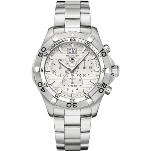 TAG Heuer Aquaracer 300M Quartz Chronograph 43 Stainless Steel / Silver / Bracelet CAF101F.BA0821