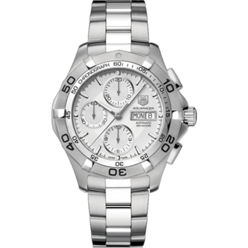 Aquaracer 300M Calibre 16 Day-Date 43 Stainless Steel / Silver / Bracelet
