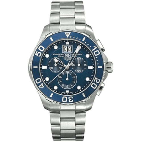 TAG Heuer Aquaracer 300M Quartz Chronograph 43 Stainless Steel / Blue / Bracelet CAN1011.BA0821
