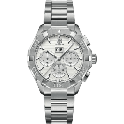 Aquaracer 300M Calibre 45 43 Stainless Steel / Silver / Bracelet