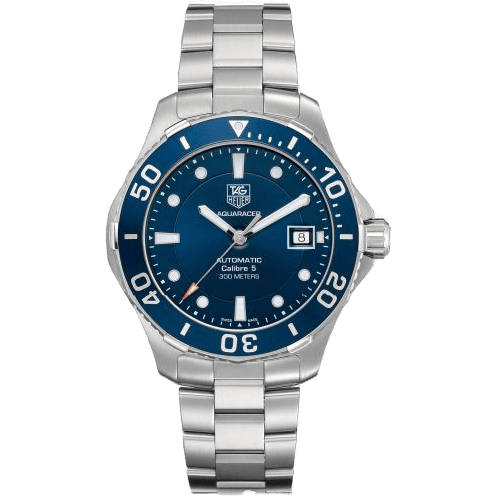 Aquaracer 300M Calibre 5 41 Stainless Steel / Blue / Bracelet