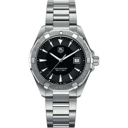 Aquaracer 300M Quartz 40.5 Stainless Steel / Black / Bracelet