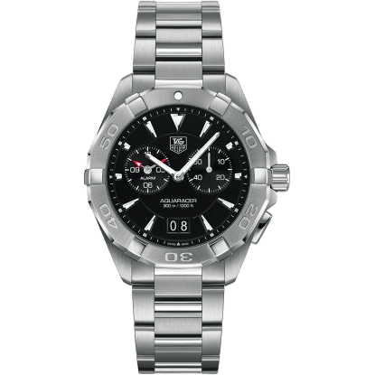 Aquaracer 300M Alarm 40.5 Stainless Steel / Black / Bracelet