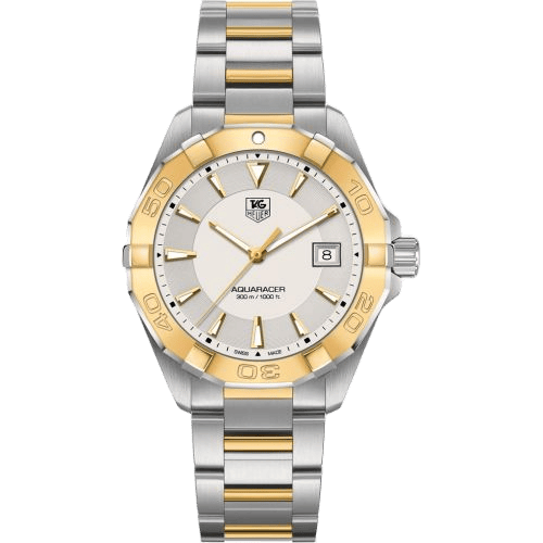 TAG Heuer Aquaracer 300M Quartz 40.5 Stainless Steel / Yellow Gold / Silver / Bracelet WAY1151.BD0912