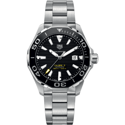 Aquaracer 300M Calibre 5 41 Stainless Steel / Black / Steel