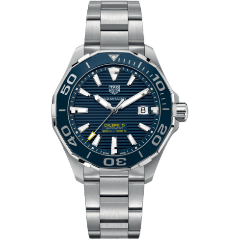 Aquaracer 300M Calibre 5 43 Stainless Steel / Blue / Steel
