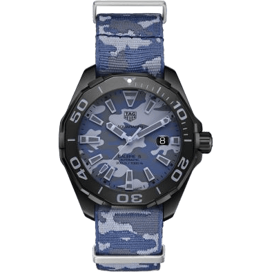 Aquaracer 300M Calibre 5 43 Titanium PVD / Arctic Camo / NATO