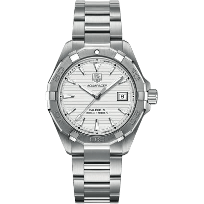 Aquaracer 300M Calibre 5 40.5 Stainless Steel / Silver / Bracelet