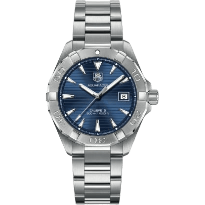 Aquaracer 300M Calibre 5 40.5 Stainless Steel / Blue / Bracelet