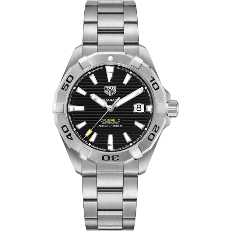 Aquaracer 300M Calibre 5 Automatic 41 Stainless Steel / Black / Bracelet