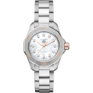 Aquaracer Professional 200 Quartz 30 Stainless Steel - Rose Gold / MOP