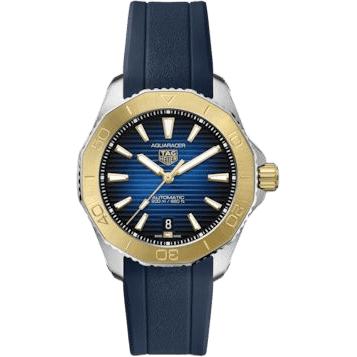 TAG Heuer Aquaracer Professional 200 40 Automatic Stainless Steel - Yellow Gold / Blue / Rubber WBP2150.FT6210