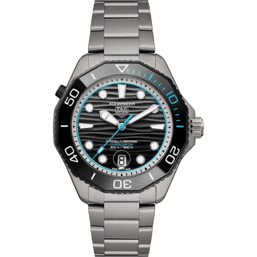 TAG Heuer Aquaracer Professional 500 Date Titanium / Black - Blue WBP5182.BF0010