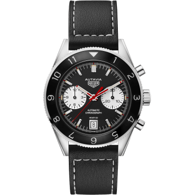 Autavia Heuer 02 Stainless Steel / Inverted Panda / 1972 Edition