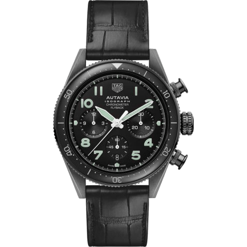 Autavia Heuer 02 Isograph Stainless Steel / Black / Bracelet