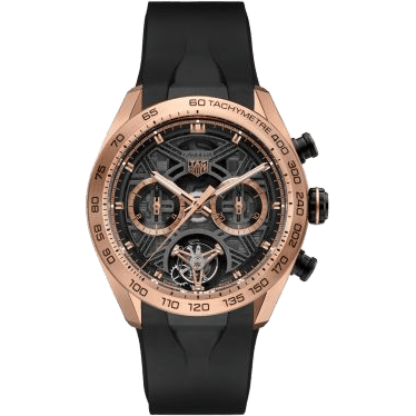 Carrera Chronograph Tourbillon Extreme Sport Rose Gold - Titanium / Grey / Rubber