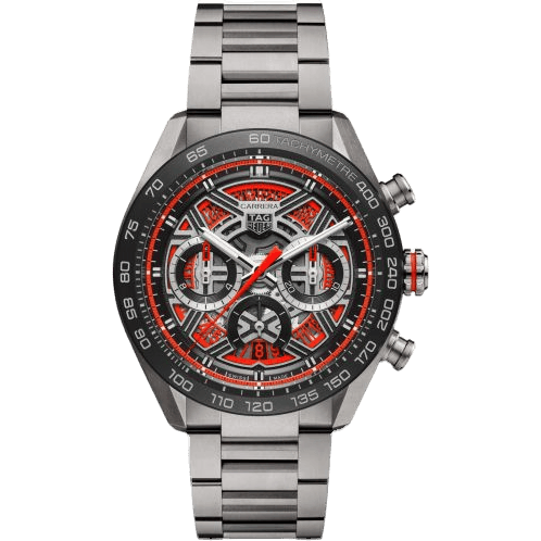 Carrera Chronograph Extreme Sport Titanium - Ceramic / Orange / Bracelet