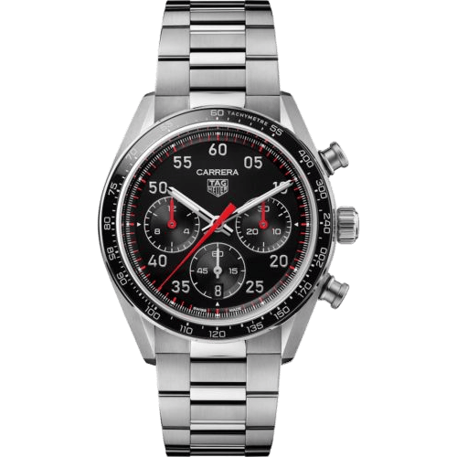 Carrera Chronograph Sport Stainless Steel / Black / Bracelet