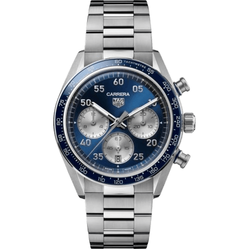 Carrera Chronograph Sport Stainless Steel / Blue / Bracelet