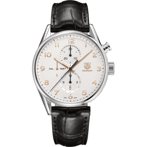TAG Heuer Carrera Calibre 1887 43 Stainless Steel / Silver / Alligator CAR2012.FC6235