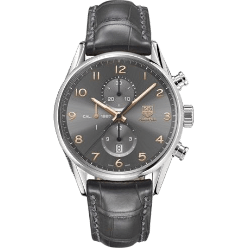TAG Heuer Carrera Calibre 1887 43 Stainless Steel / Grey / Alligator CAR2013.FC6313
