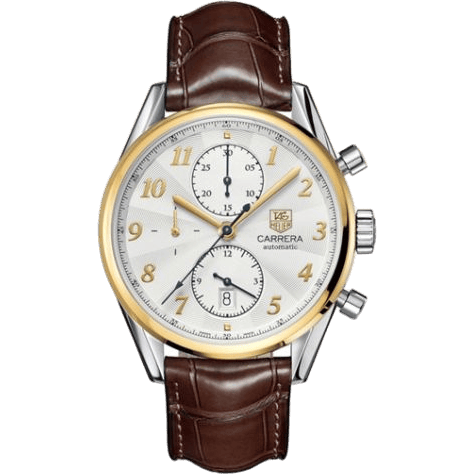 Carrera Calibre 16 41 Heritage Stainless Steel / Yellow Gold / Silver / Alligator