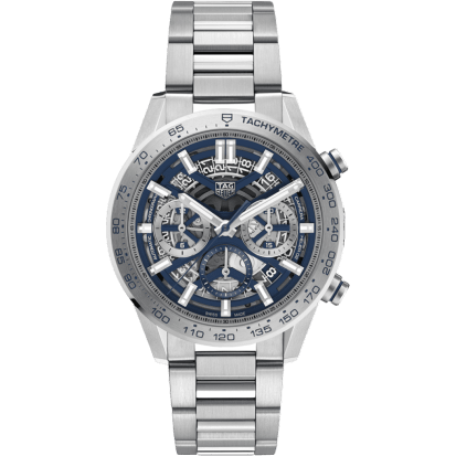 TAG Heuer Carrera Calibre Heuer 02 43 Stainless Steel / Skeleton / Japan CBG2019.BA0662