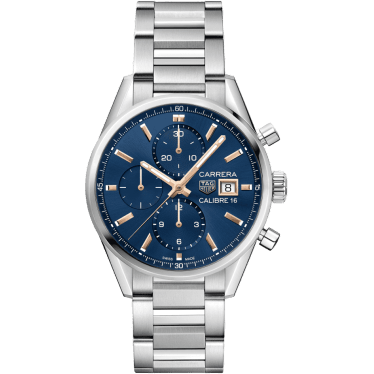 Calibre 16 41 Stainless Steel / Blue / Bracelet